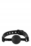 Кляп NS Novelties SINFUL SOFT SILICONE GAG BLACK (T280583)