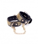 Наручники Fetish Boss Series Handcuffs with cristals 3 cm Gold (BS33095)