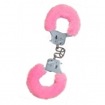 Наручники розовые с мехом Toy Joy Furry fan cuffs (TJ63366)