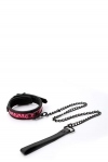 Нашийник з повідцем NS Novelties SINFUL 1INCH COLLAR PINK (T280766)