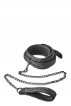 Ошейник с поводком Dream Toys BLAZE COLLAR LEASH DIAMOND BLACK (DT21947)