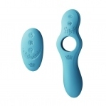 Смарт-вібратор для пар Zalo Jessica Set з управлінням з телефону і пультом BLUE (ZL02111)
