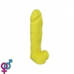 Крафтовое мило-член з присоскою Чистий Кайф Yellow size M