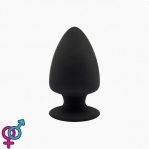 Анальна пробка SilexD (Model 1 size S) двошарова, силікон+Silexpan, 5 см (SO2862)