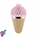 Мороженка спиннатор Satisfyer Lay-On - Sweet Treat Pink/Brown (SO3552)