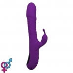 Вибратор кролик с подогревом и ротацией Alive RoMAX Purple (SO3978)