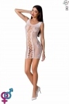 Відверте плаття-сітка Passion BS073 white (SO4146)