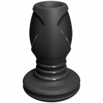Анальный туннель Doc Johnson Platinum Premium Silicone - The Stretch - Medium - Black (SO4923)