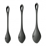 Набор йони бусин Satisfyer Yoni Power 2 Black, диаметр 2-2,5-3см, вес 22-44-73гр (SO5550)