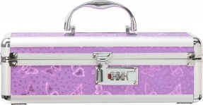 Кейс для хранения секс-игрушек Powerbullet - Lockable Vibrator Case Purple с кодовым замком (SO5562)