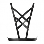 Портупея Bijoux Indiscrets MAZE - Cross Cleavage Harness Black (SO5915)