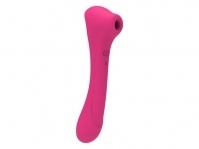 Вибратор и вакуумный клиторальный стимулятор Alive New Midnight Quiver MagentaPink (SO6017)