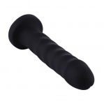 Силиконовый фаллоимитатор для секс-машин Hismith 7.1″ Anal Dildo Black, система KlicLok (SO6201)