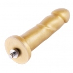 Золотой фаллоимитатор Hismith 6.8″ Golden Silicone Dildo, система KlicLok (SO6202)