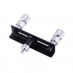 Двойной коннектор для секс-машин Hismith Quick Connector Adapter with Double Head, система KlicLok (SO6219)