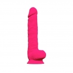 Фаллоимитатор SilexD Kingston Pink (MODEL 15in), двухслойный, силикон+Silexpan, диаметр 7 см (SO6331)
