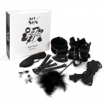 Набор БДСМ Art of Sex - Soft Touch BDSM Set, 9 предметов, Черный (SO6598)