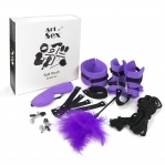 Набор БДСМ Art of Sex - Soft Touch BDSM Set, 9 предметов, Фиолетовый (SO6600)