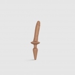 Анальная пробка с дилдо Strap-On-Me SWITCH PLUG-IN REALISTIC DILDO CARAMEL - S (SO6827)