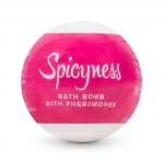 Бомбочка для ванни з феромонами Obsessive Bath bomb with pheromones Spicy (100 г) (SO7711)