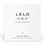 Презервативы LELO HEX Condoms Original 3 Pack (SO8130)