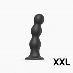 Насадка для страпона Strap-On-Me Dildo Plug Balls Black XXL (SO8998)