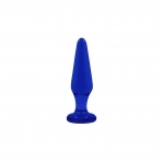 Скляна анальна пробка CRYSTAL TAPERED GLASS PLUG MEDIUM BLUE (T280616)