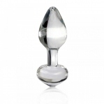 Скляна анальна пробка Pipedream Icicles No 44 Dildo Dildo Glass (PD21104)