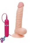 Вибромассажер G-Girl Style 8inch Vibrating Dong, 16,5х4 см (T111635)
