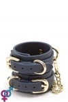 Кайдани BONDAGE COUTURE WRIST CUFF BLUE (T280804)
