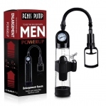 Вакуумная помпа с вибрацией Boss Series: Powerpump MASTER Vibrating - Black&Clear (BS60034)
