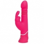 Вибратор кролик с поступательными движениями Happy Rabbit Thrusting Realistic (FS71507)