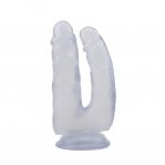 Фаллоимитатор двойной Chisa Hi-Rubber Chisa Clear (CH14370)