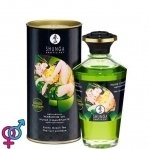 Разогревающее масло Shunga APHRODISIAC WARMING OIL - Exotic green tea, 100 мл