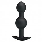 Анальная пробка Pretty Love silicone Anal balls Black (6603BI0395)