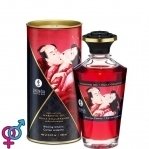 Разогревающее масло Shunga APHRODISIAC WARMING OIL - Blazing Cherry, 100 мл