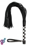 Флогер Premium Leather Flogger Black&White (280148)