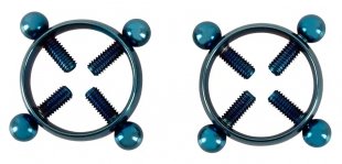 Зажимы на соски Bad Kitty Nipple Jewellery Bl (5394140000)