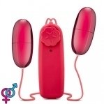 Віброяйце подвійне DOUBLE POP EGGS CERISE (T330762)