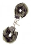 Наручники METAL HANDCUFF WITH PLUSH, ZEBRA (T160029)