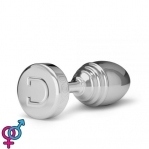 Анальная пробка Doxy Ribbed Butt Plug (D453013)