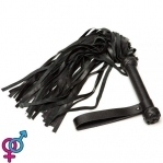 Плетка Leather Turkish Head Knot, Black (F61266)