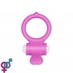 Кільце ерекційне Power Clit Cockring Heart Pink (6452LVTOY172)