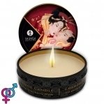 Массажная свеча Shunga MINI MASSAGE CANDLE - Sparkling Strawberry Wine, 30 мл