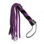 Плетка из замши мини FLOGGER BLACK/PURPLE (F61417)