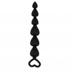Анальная елочка сердечки Chisa Elite Lovers Beads, 17х2,5см (CH89574)