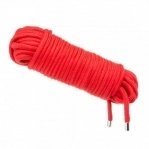 Веревка для бондажа LOVE ROPE Red, 20 м (810273)