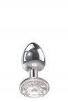 Анальная пробка с камнем A&E CLEAR GEM ANAL PLUG MEDIUM (T840633)