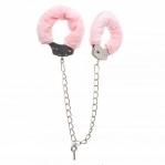 Оковы с мехом Metal, Pink (810330)