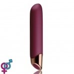 Вибратор Rocks Off Chaiamo Burgundy, 16х3 см